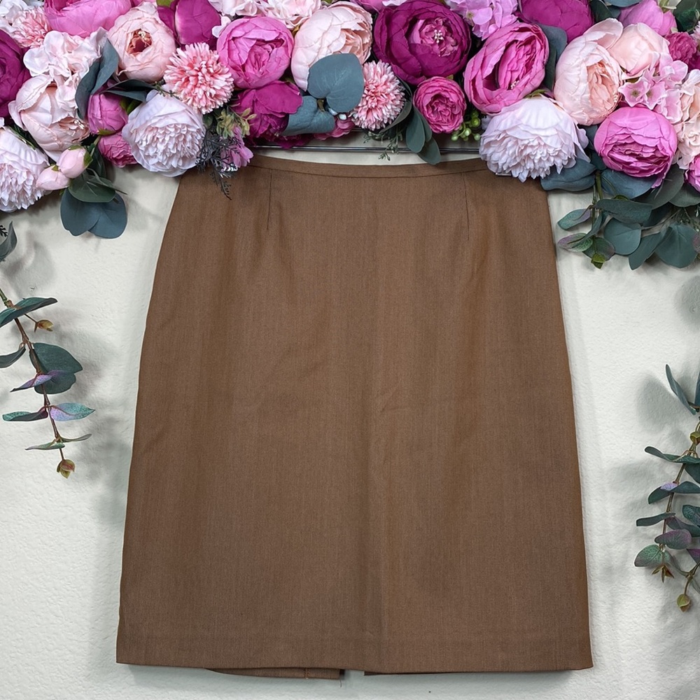 •more cash than dash• {brown} Pencil Skirt |Business Casual| Vintage
